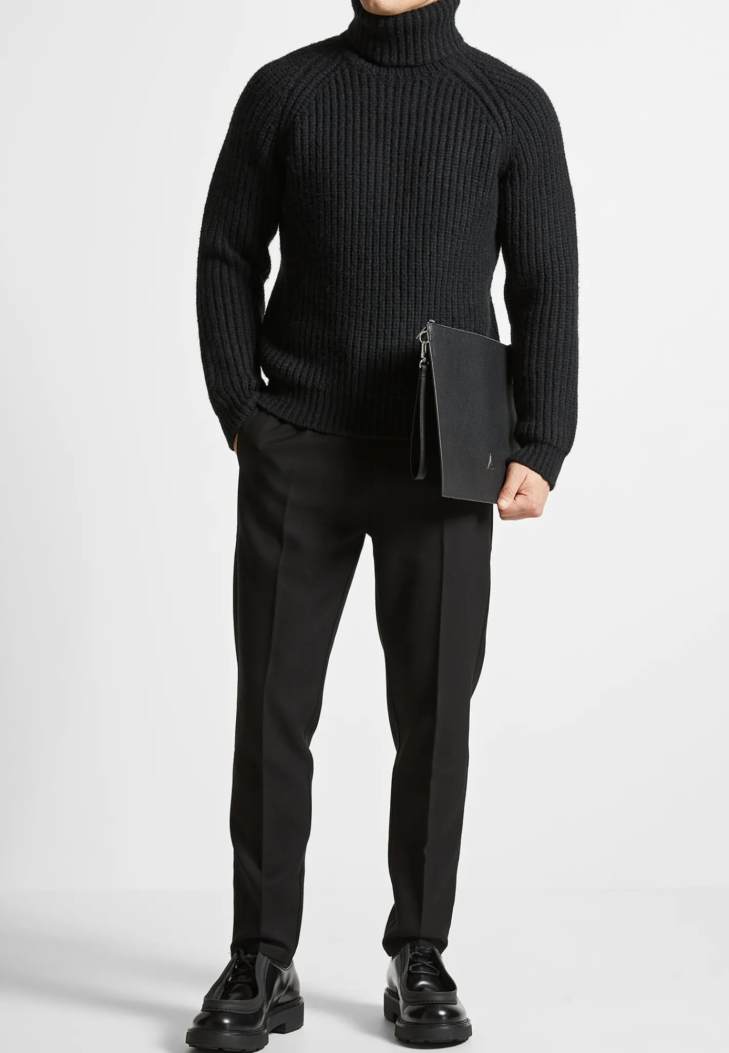 Tapered Fit Press Crease Tailored Trousers -^Manière De Voir Fashion