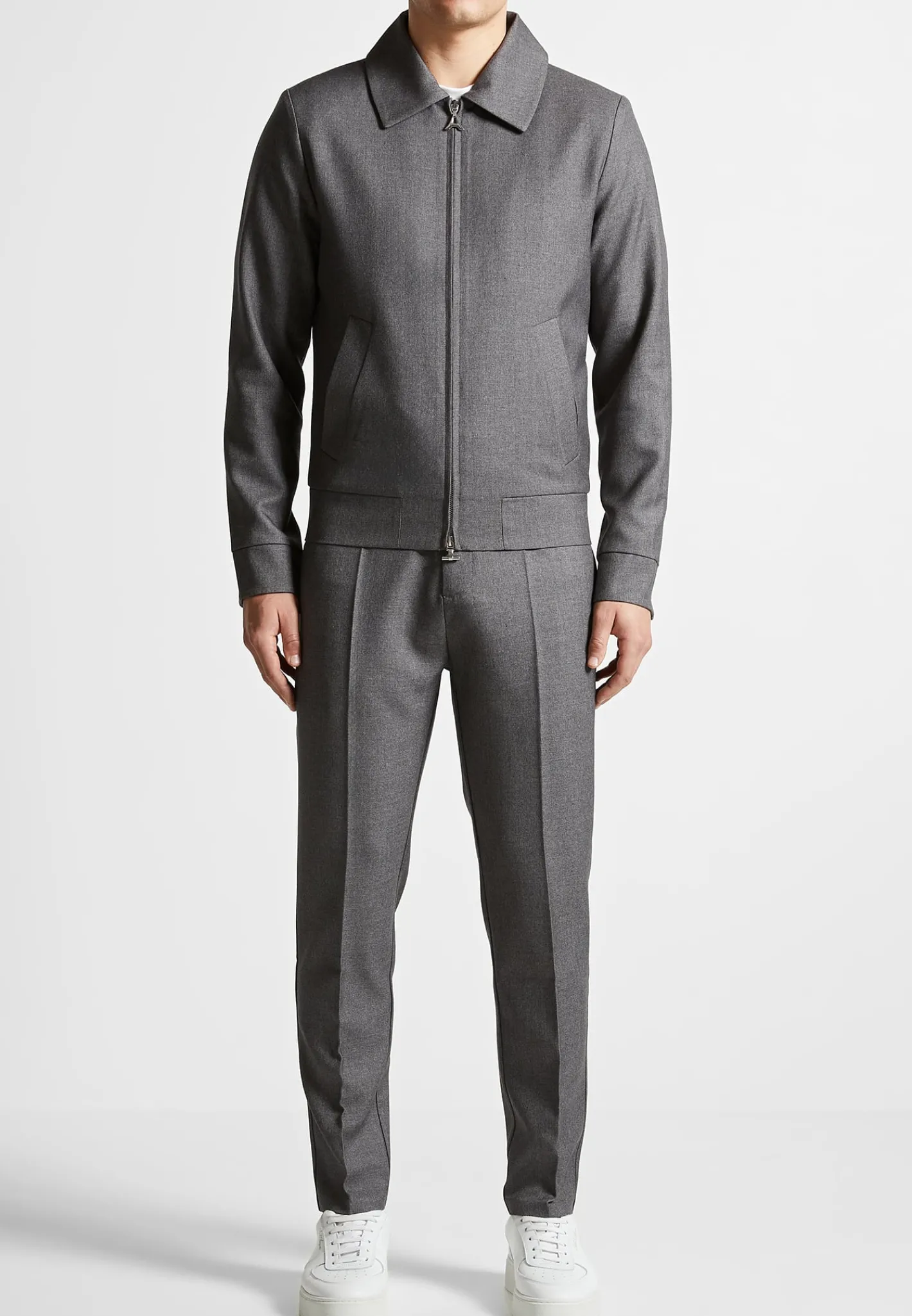 Tapered Fit Press Crease Tailored Trousers -^Manière De Voir Sale