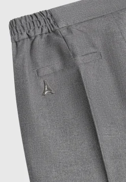 Tapered Fit Press Crease Tailored Trousers -^Manière De Voir Sale