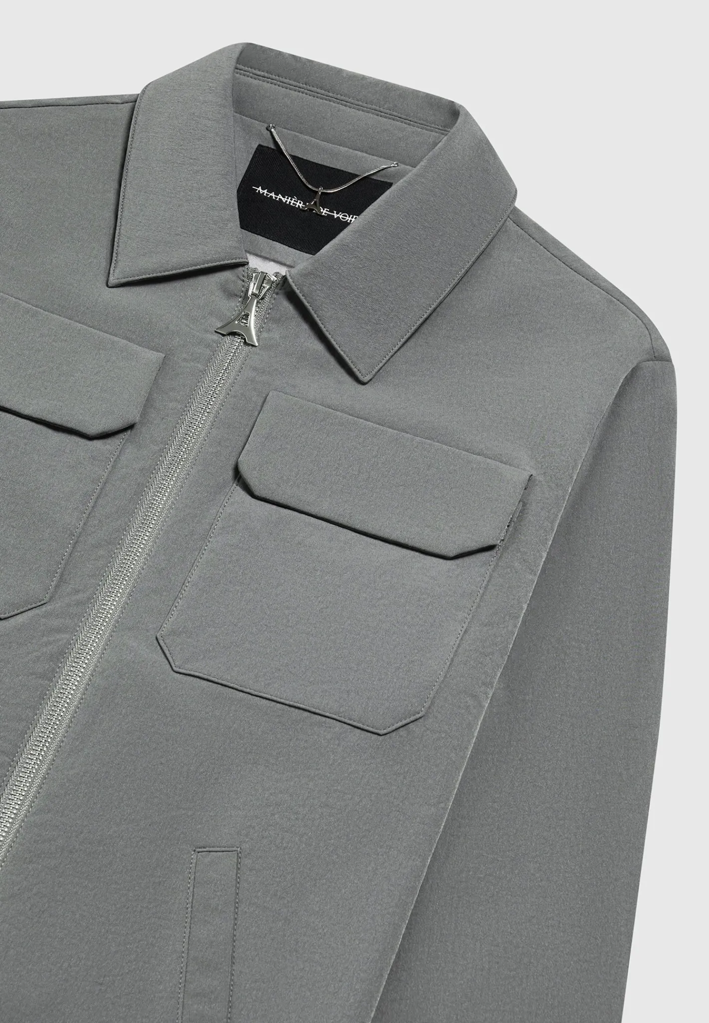 Technical Cargo Jacket - Charcoal Grey^Manière De Voir Discount