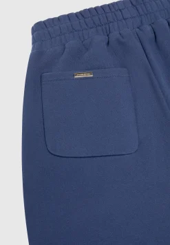 Éternel 420GSM Eiffel Embossed Joggers - Airforce Blue^Manière De Voir Online