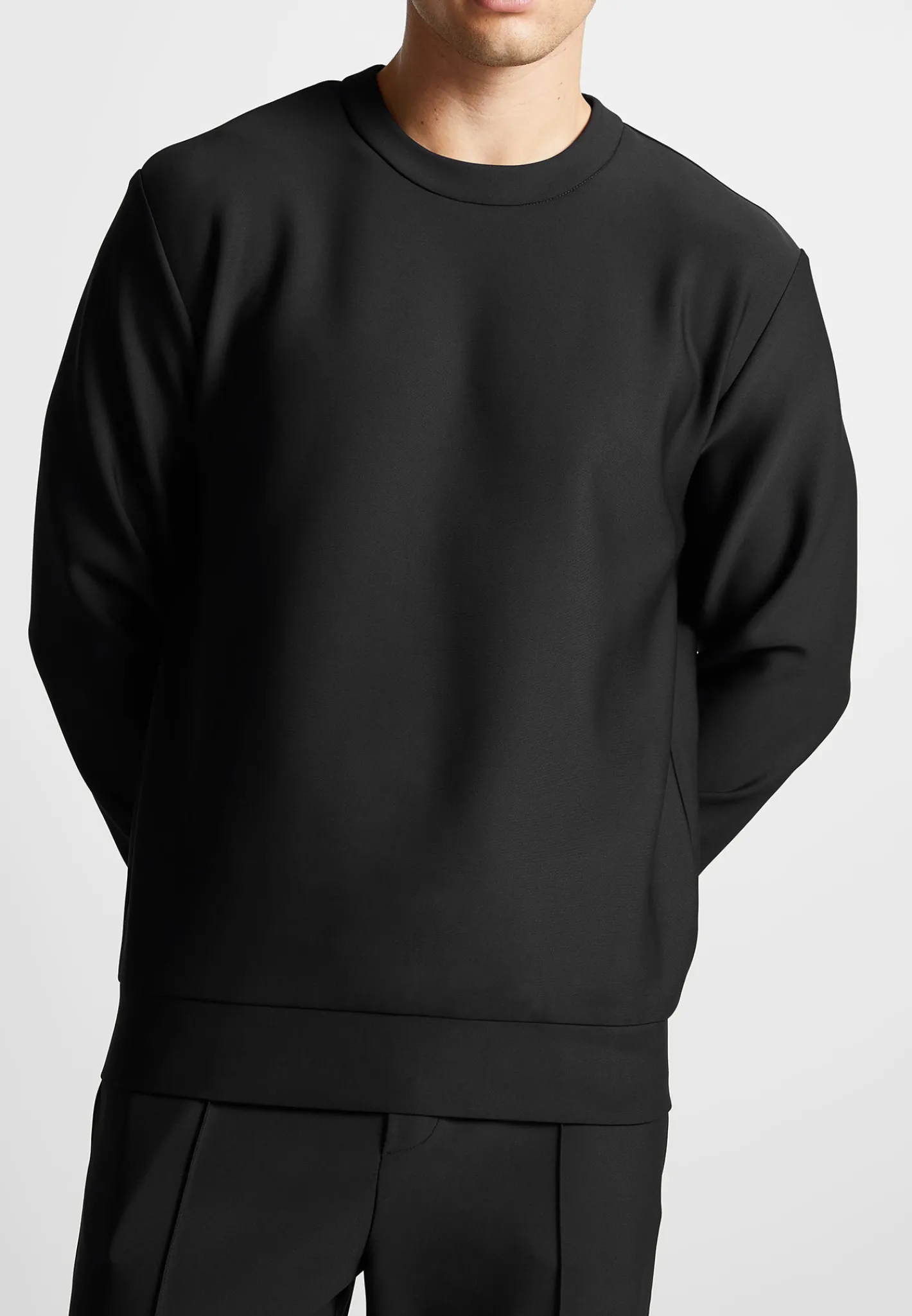 Éternel Neoprene Regular Fit Crew Neck Jumper -^Manière De Voir Best