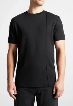 Éternel Slim Fit Cotton T-Shirt with Pintuck -^Manière De Voir Discount