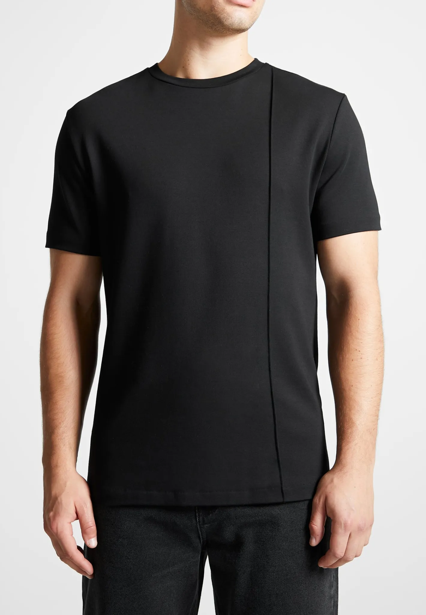 Éternel Slim Fit Cotton T-Shirt with Pintuck -^Manière De Voir Discount