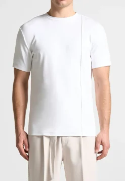 Éternel Slim Fit Cotton T-Shirt with Pintuck -^Manière De Voir Online