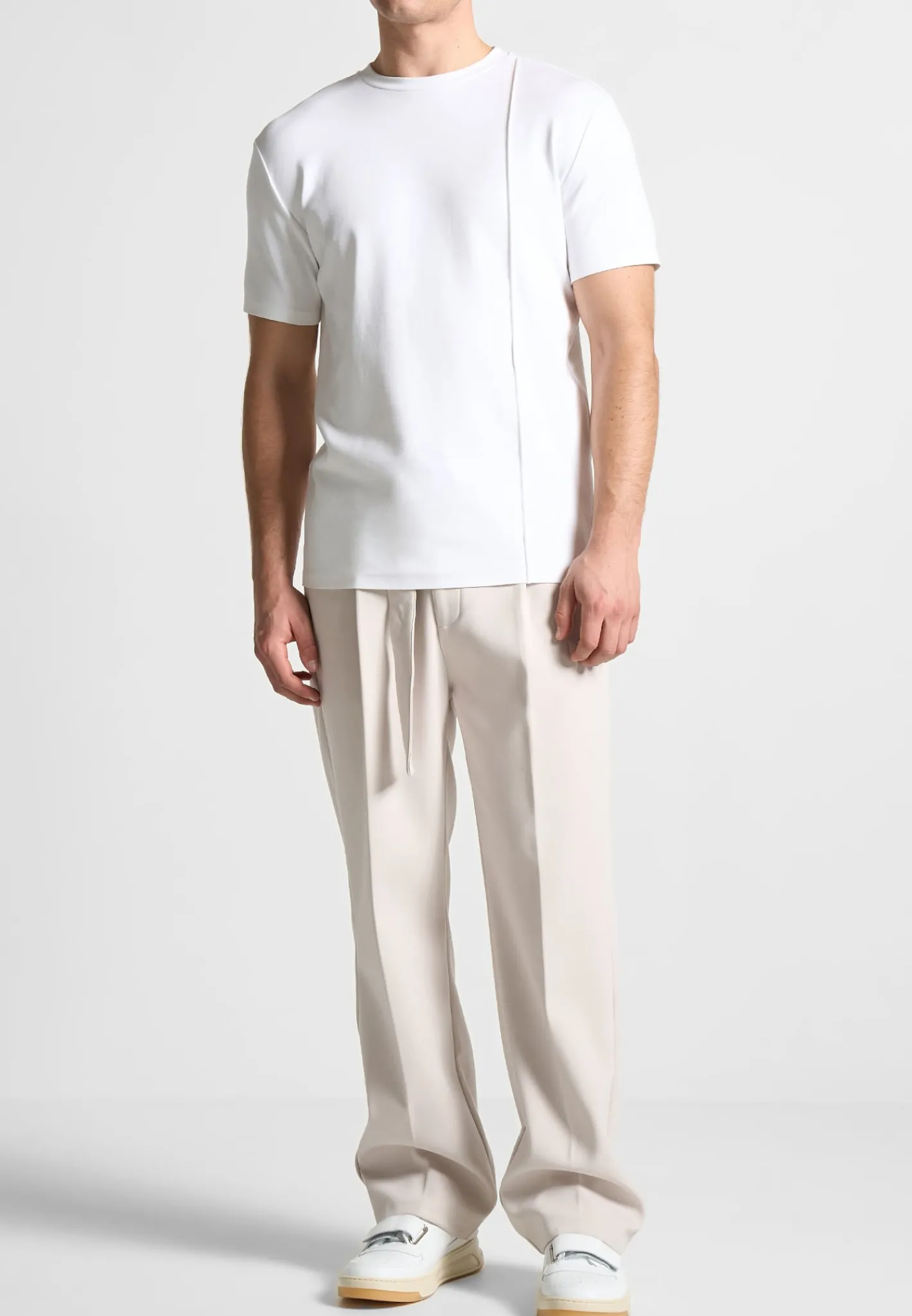 Éternel Slim Fit Cotton T-Shirt with Pintuck -^Manière De Voir Online