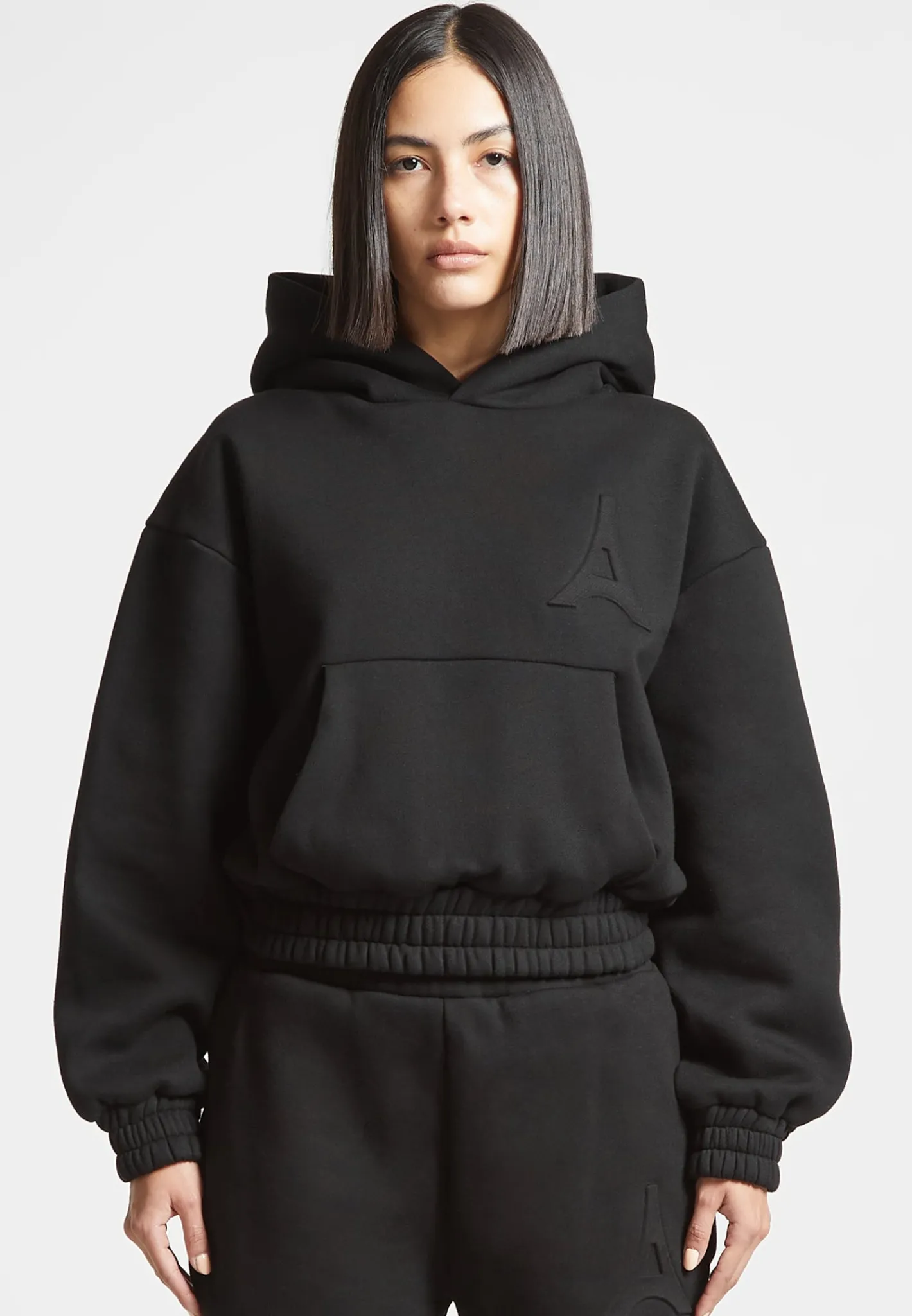 Éternelle 420GSM Eiffel Embossed Hoodie -^Manière De Voir Discount