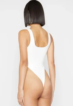 Éternelle High Leg Bodysuit - Off White^Manière De Voir Clearance