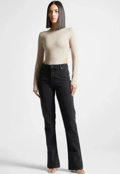 Éternelle High Leg Long Sleeve Bodysuit -^Manière De Voir Discount