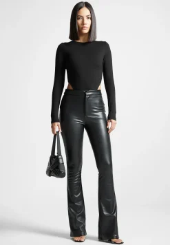 Éternelle High Leg Long Sleeve Bodysuit -^Manière De Voir Hot