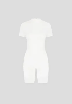 Éternelle Mock Neck Playsuit - Off White^Manière De Voir Outlet