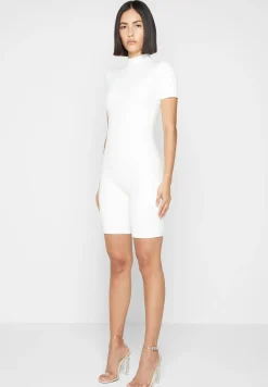 Éternelle Mock Neck Playsuit - Off White^Manière De Voir Outlet