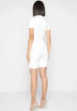 Éternelle Mock Neck Playsuit - Off White^Manière De Voir Outlet