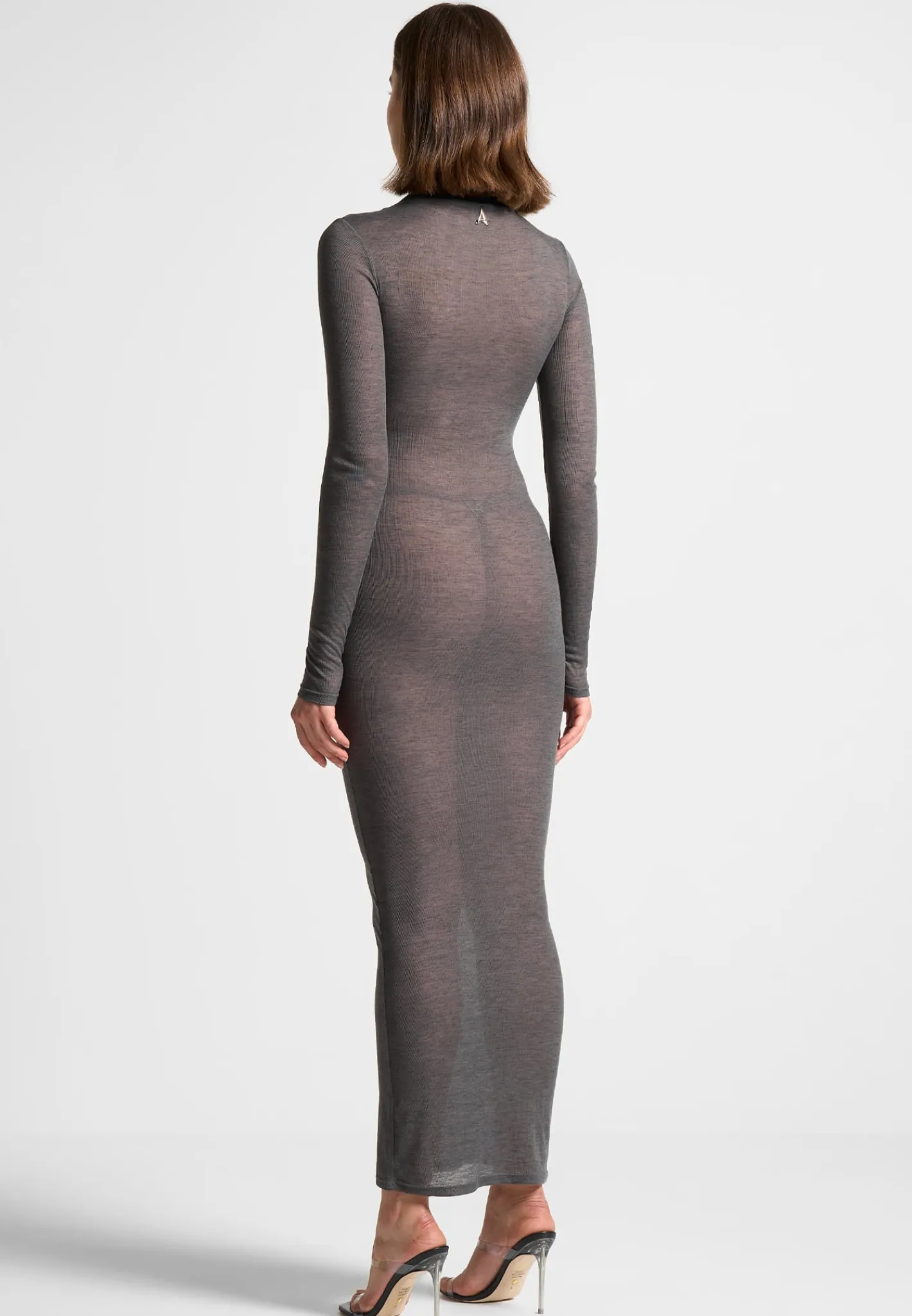 Éternelle Mock Neck Sheer Midaxi Dress -^Manière De Voir Best