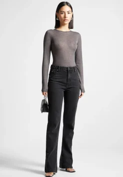 Éternelle Sheer Long Sleeve Bodysuit -^Manière De Voir Hot