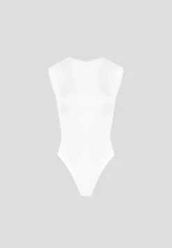 Éternelle Wide Shoulder Bodysuit - Off White^Manière De Voir Discount