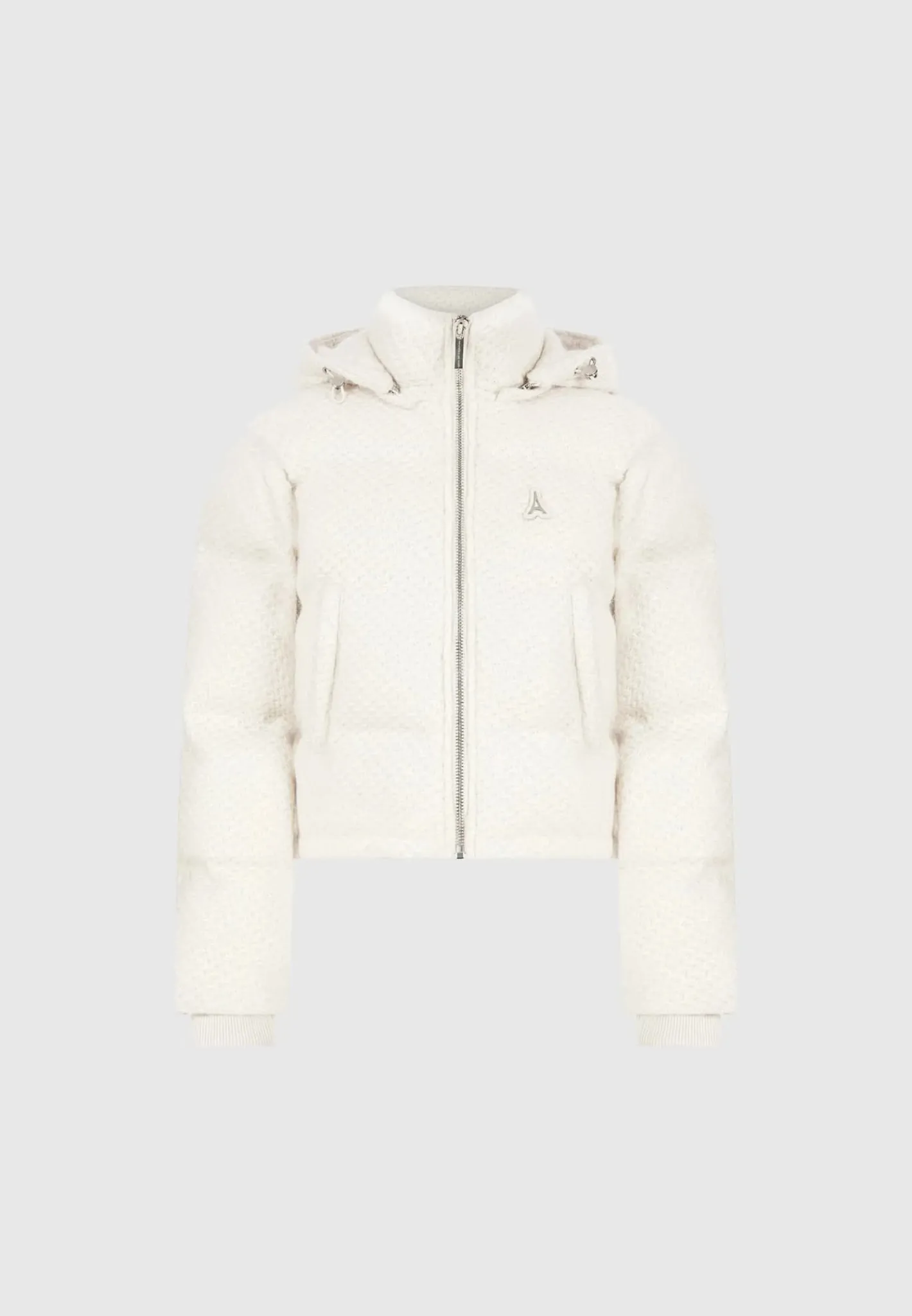 Textured Knit Puffer Jacket -^Manière De Voir New