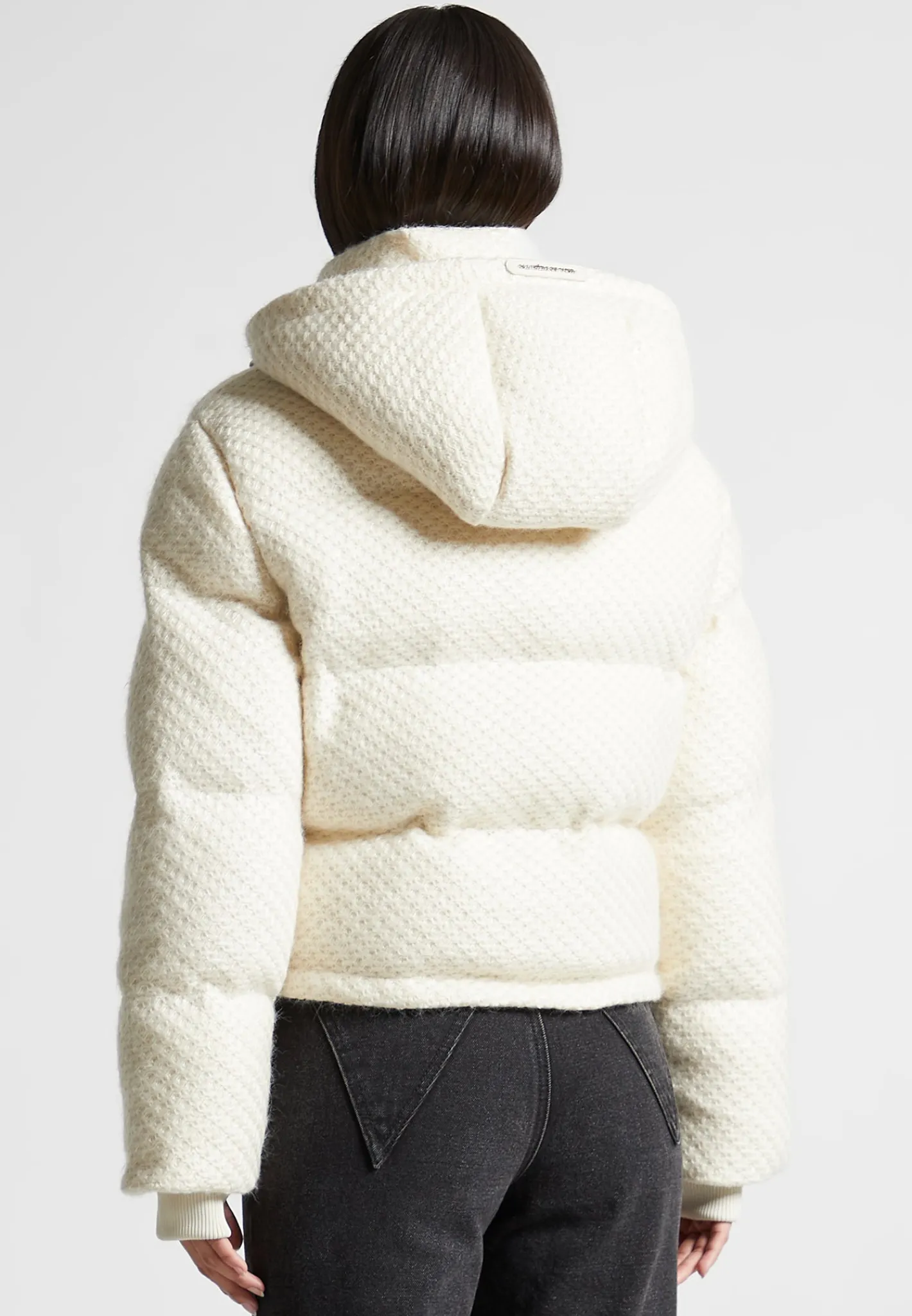 Textured Knit Puffer Jacket -^Manière De Voir New