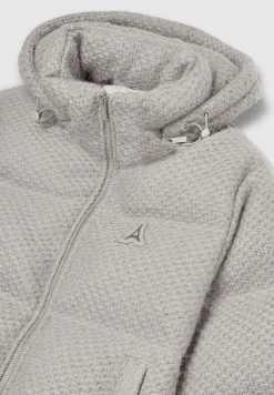 Textured Knit Puffer Jacket -^Manière De Voir Online