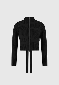 Tie-Up Knitted Cardigan -^Manière De Voir Online