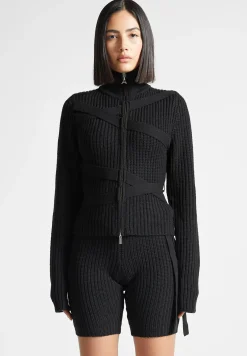 Tie-Up Knitted Cardigan -^Manière De Voir Online