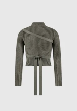 Tie-Up Knitted Cardigan -^Manière De Voir Best