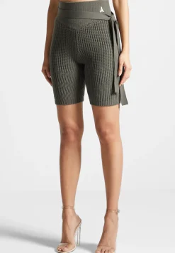 Tie-Up Knitted Cycling Shorts -^Manière De Voir Sale