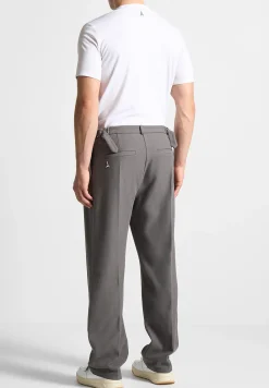 Twill Regular Trousers with Pleat -^Manière De Voir Discount