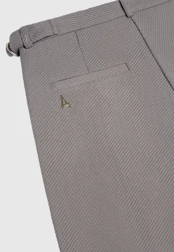 Twill Regular Trousers with Pleat -^Manière De Voir Discount