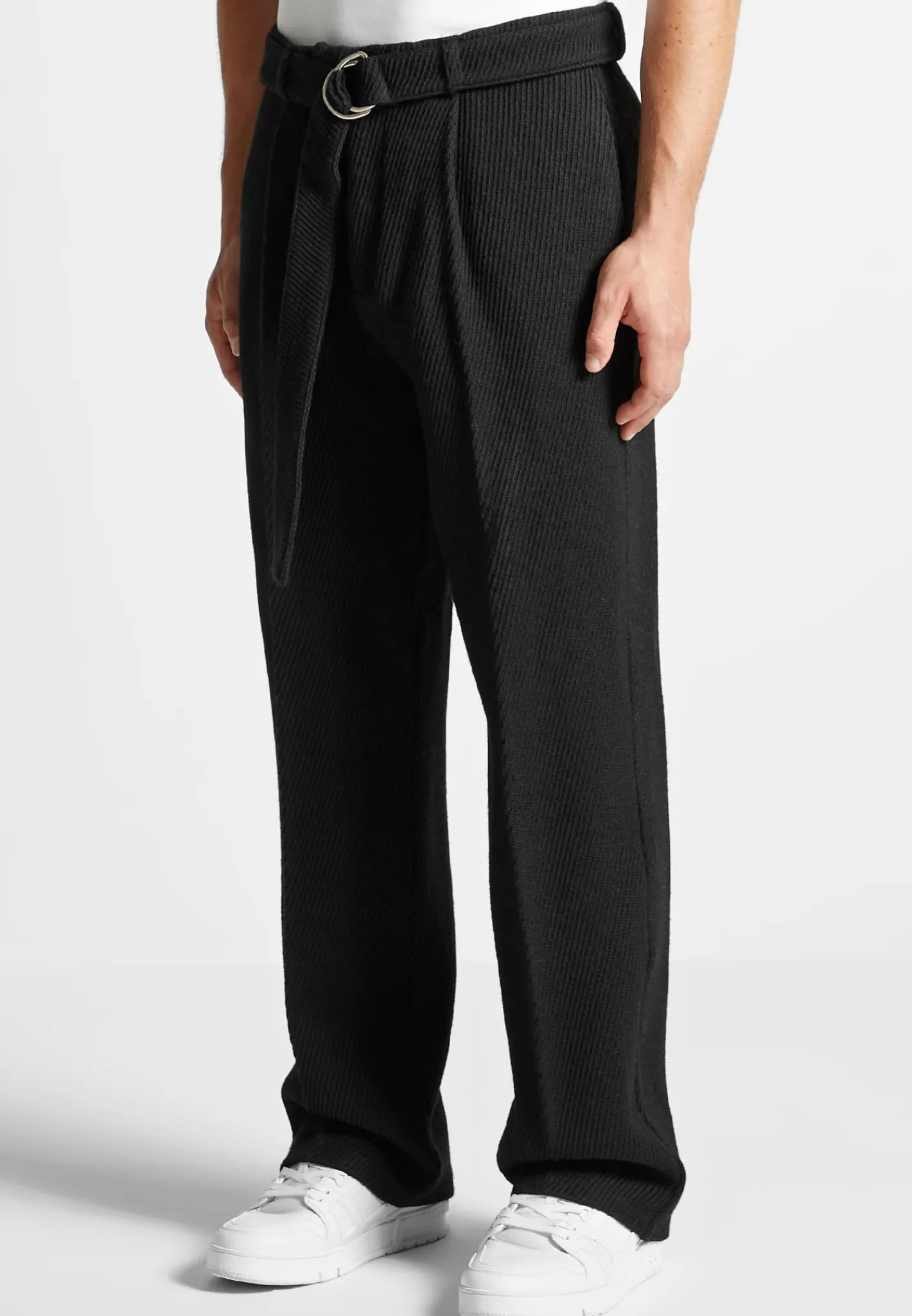 Twill Trousers With Belt -^Manière De Voir Hot