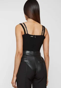 Twin Strap Ribbed Bodysuit -^Manière De Voir Sale