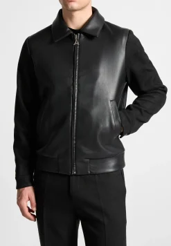 Vegan Leather & Suede Jacket -^Manière De Voir Fashion