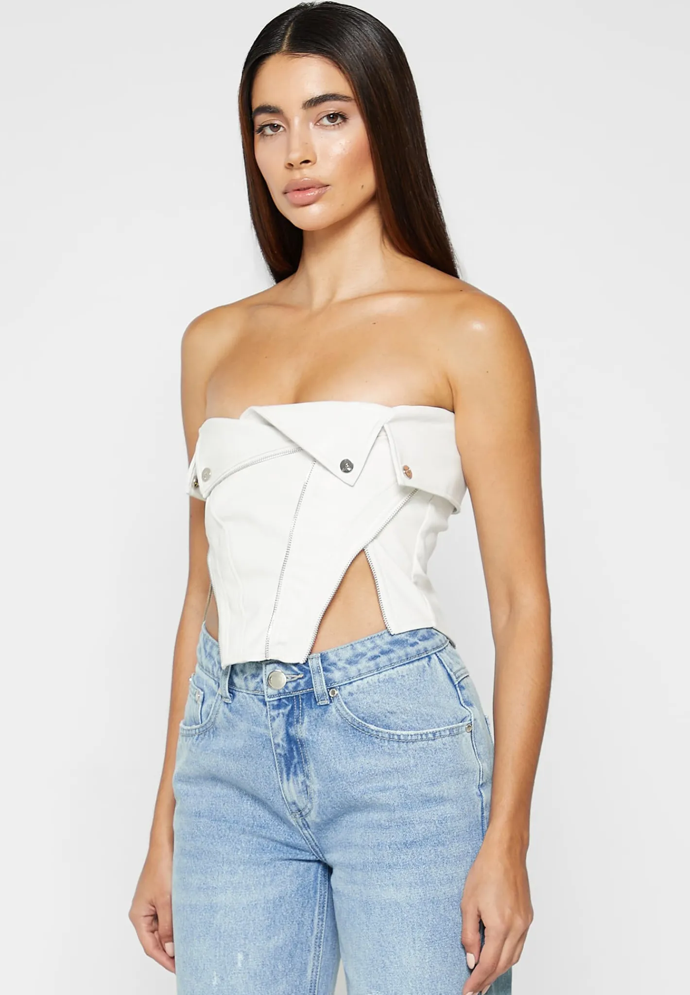 Vegan Leather Biker Corset -^Manière De Voir New