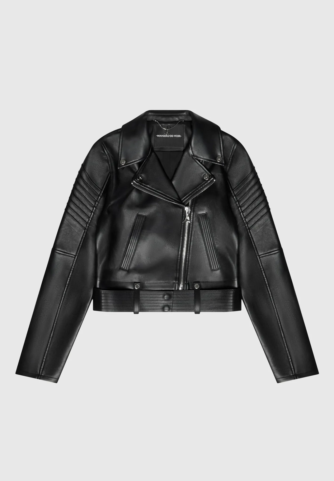 Vegan Leather Biker Jacket -^Manière De Voir Online