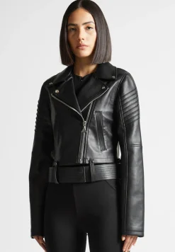 Vegan Leather Biker Jacket -^Manière De Voir Online