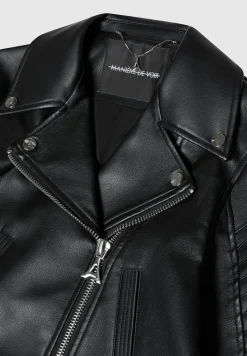 Vegan Leather Biker Jacket -^Manière De Voir Online