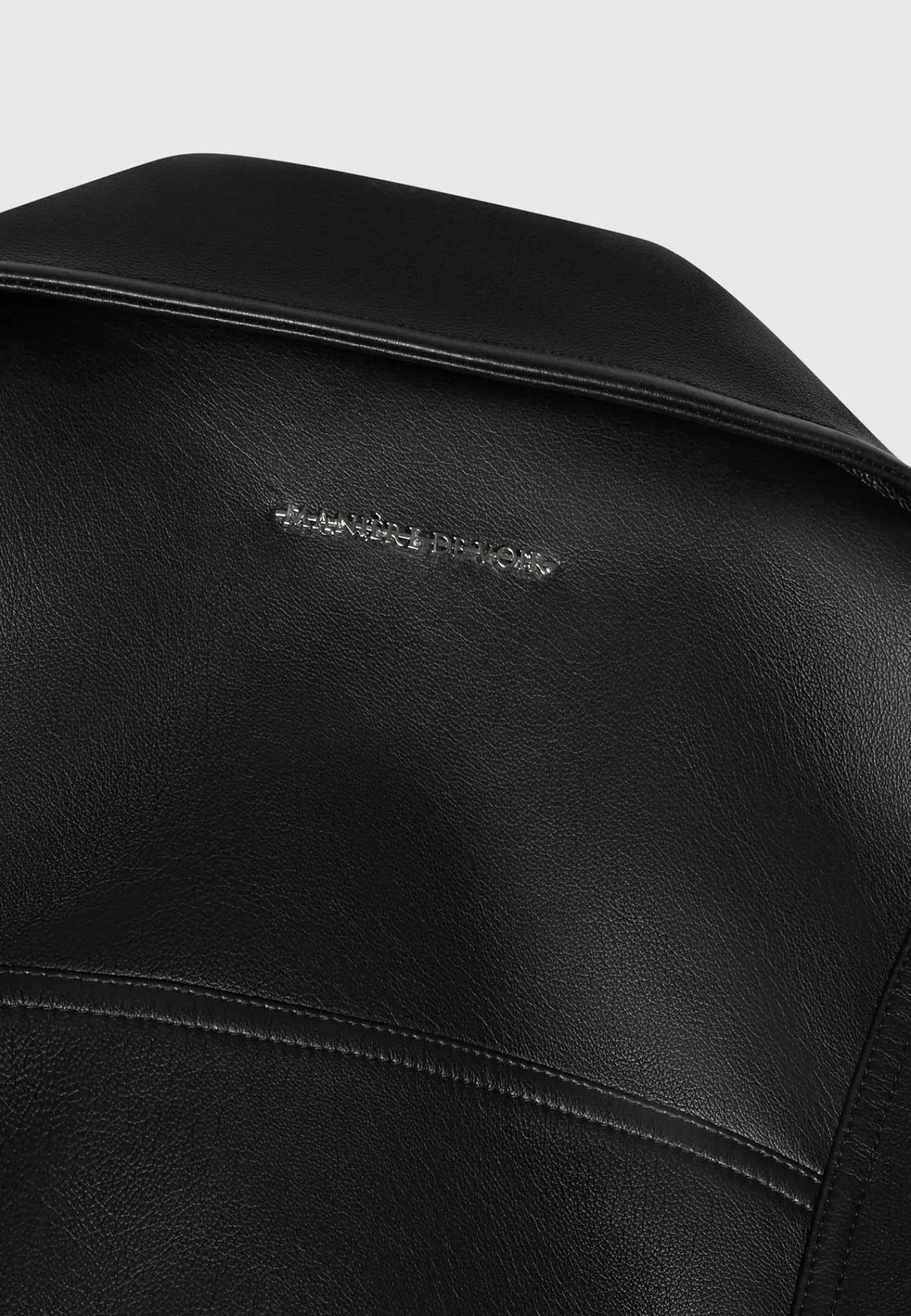 Vegan Leather Biker Jacket -^Manière De Voir Online
