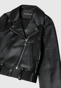 Vegan Leather Biker Jacket -^Manière De Voir Online