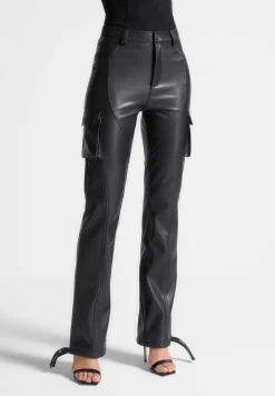 Vegan Leather Biker Trousers -^Manière De Voir Clearance