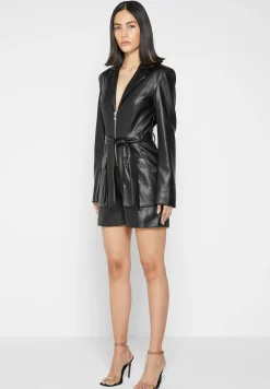 Vegan Leather Blazer Playsuit -^Manière De Voir Best