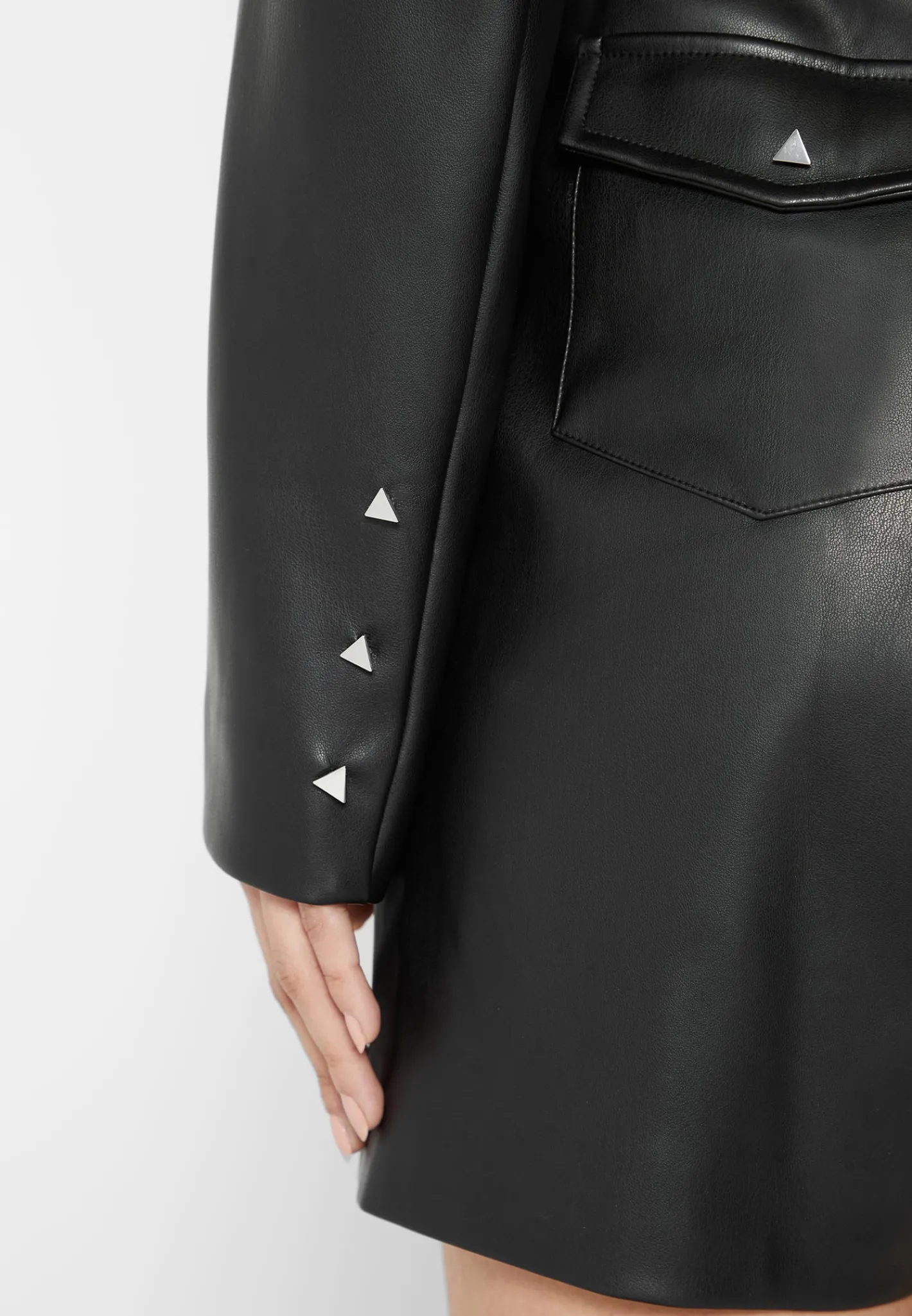 Vegan Leather Blazer Playsuit -^Manière De Voir Best