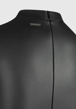 Vegan Leather Bodycon Dress with Gloves -^Manière De Voir Discount