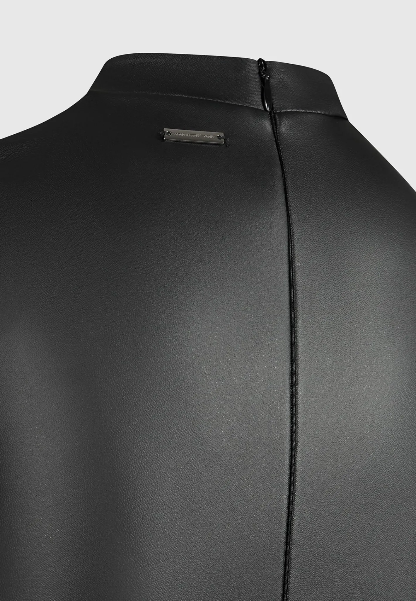 Vegan Leather Bodycon Dress with Gloves -^Manière De Voir Discount
