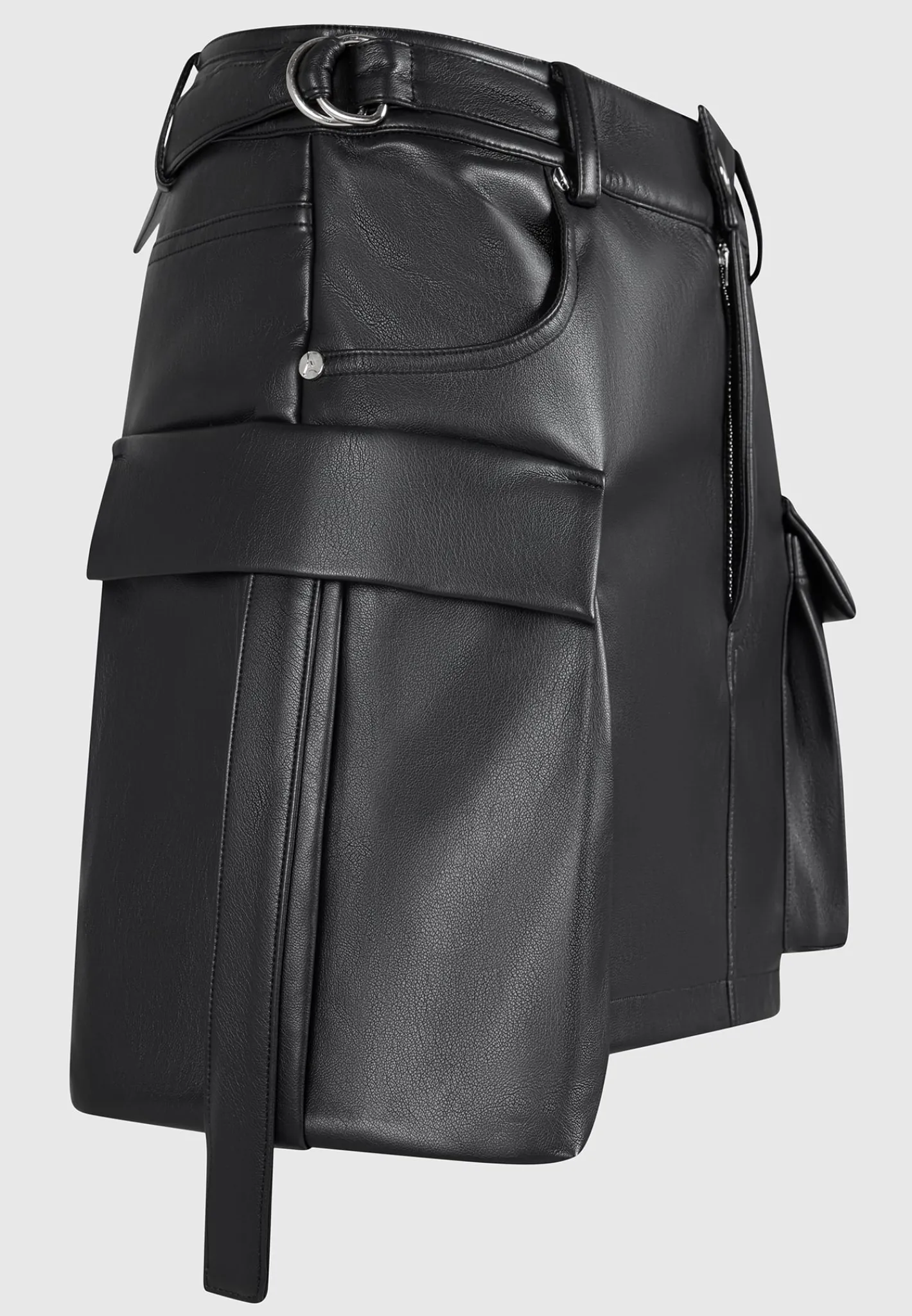 Vegan Leather Cargo Mini Skirt -^Manière De Voir Outlet