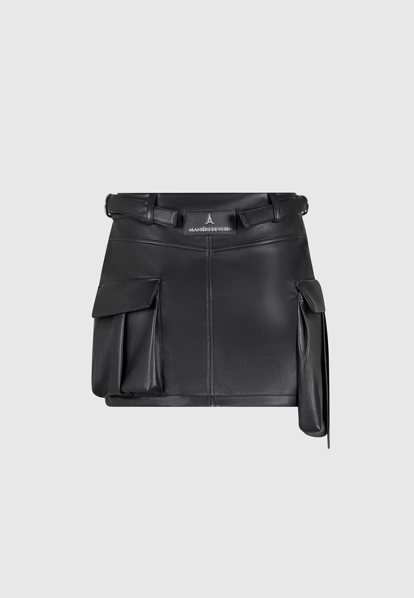 Vegan Leather Cargo Mini Skirt -^Manière De Voir Outlet