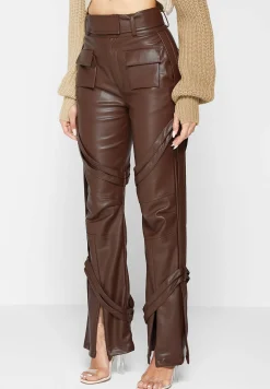Vegan Leather Carpenter Cargo Trousers -^Manière De Voir Best