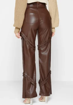 Vegan Leather Carpenter Cargo Trousers -^Manière De Voir Best