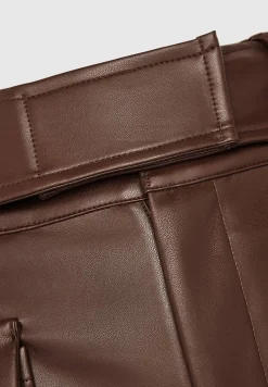 Vegan Leather Carpenter Cargo Trousers -^Manière De Voir Best