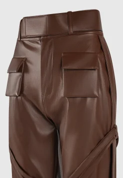 Vegan Leather Carpenter Cargo Trousers -^Manière De Voir Best