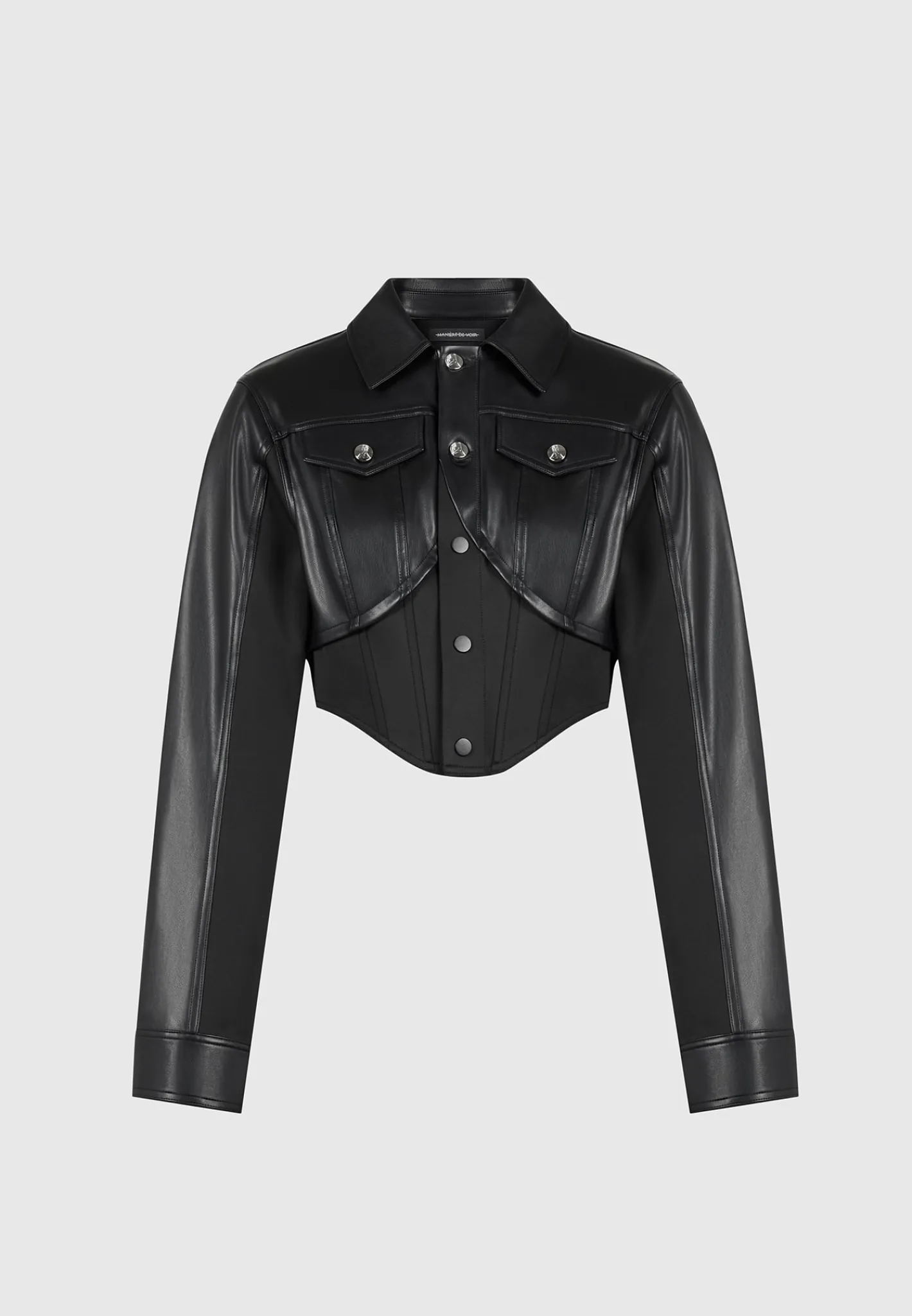 Vegan Leather Contour Jacket -^Manière De Voir Outlet